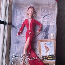 Barbie as Marilyn Monroe - Gentlemen Prefer Blondes Doll 1997 Mattel #17452