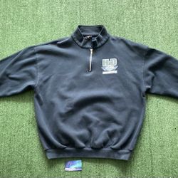 Vintage Harley Davidson Quarter Zip Sweater 