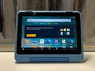 Amazon Fire HD 8 10th Gen 8” Black Tablet 32GB w/ Blue Case - $39