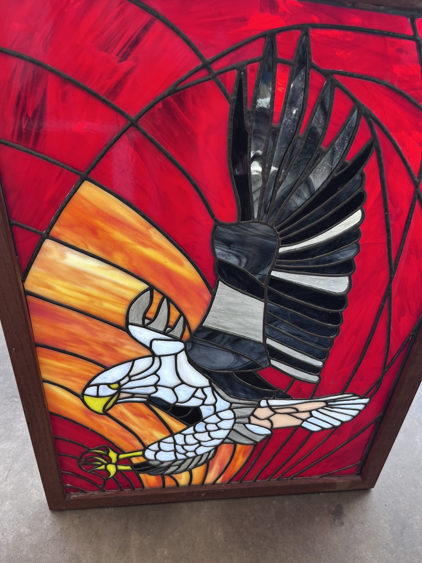 Stained Glass Eagle Picture