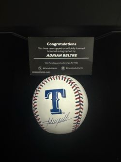 Thousands of Baseball cards rookies and inserts. Also authentic Adrian Beltran signed baseball