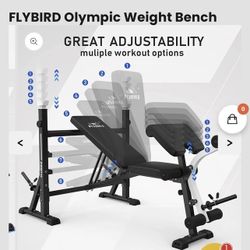 Squat Rack  With Bench Press/iron Weights