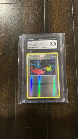 Switch trainer card #128/132 Reverse Holo CGC 8.5 NM-Mint Secret wonders 2007