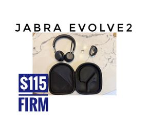 Jabra evolve 2 ** No Box , With Hard She’ll Case **
