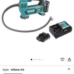Makita MP100DWRX1 12V Max CXT Lithium-Ion Cordless Inflator Kit (2.0Ah)