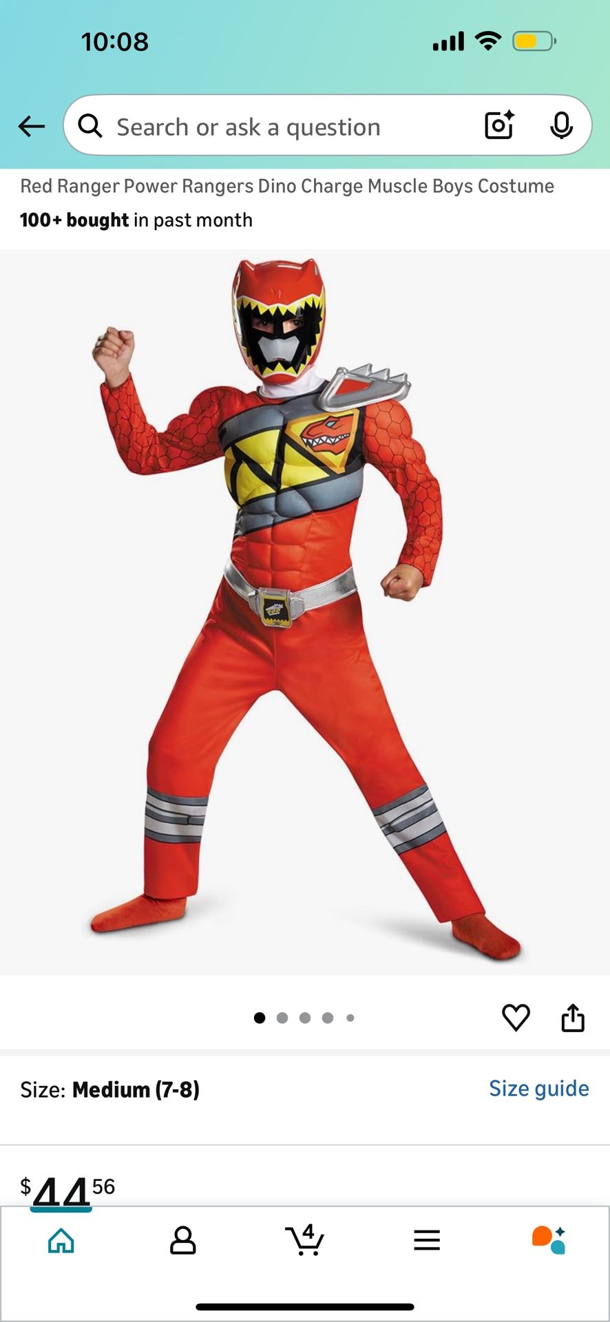 Power Ranger Kids Costume