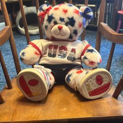 Build A Bear  With Patriotic Outfit