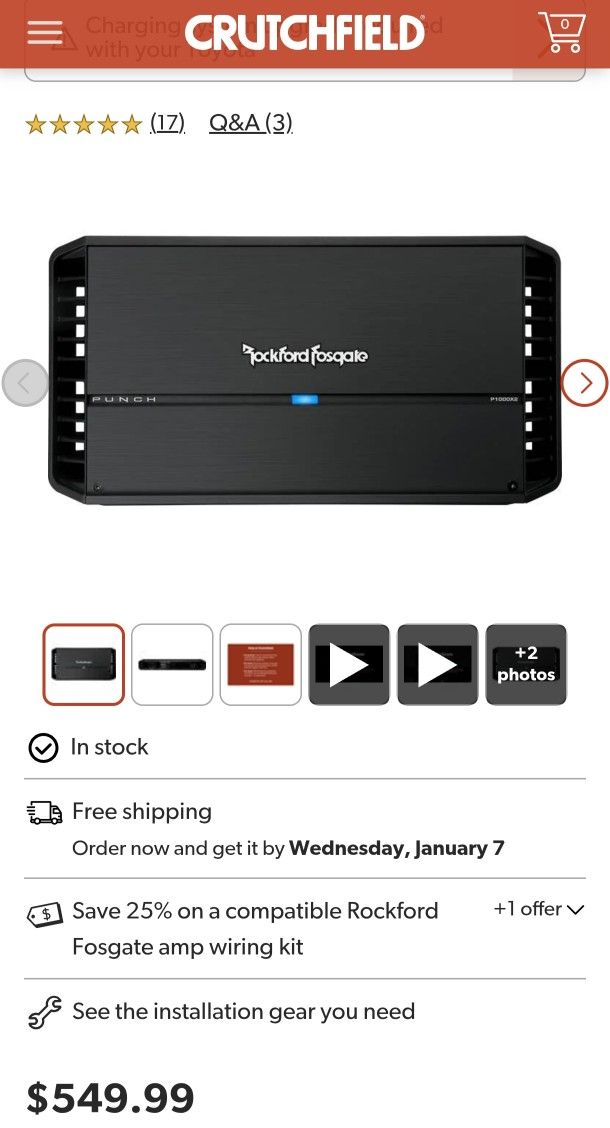 Rockford Fosgate Punch P1000x2