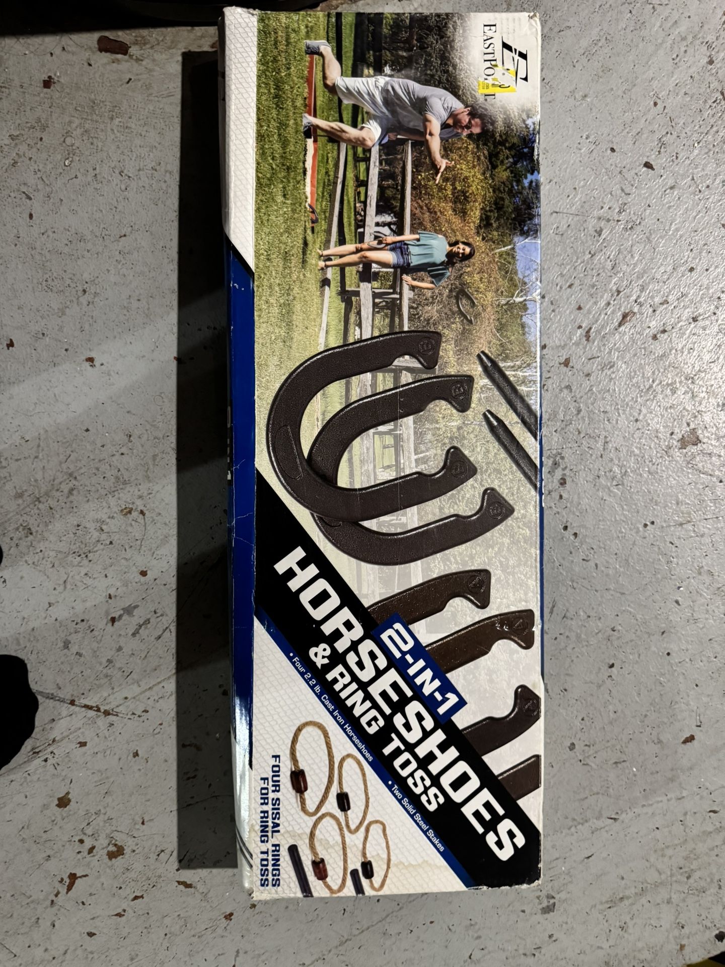 2-in-1 Horseshoe and Ring Toss