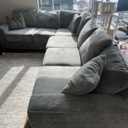 Gray Sectional 