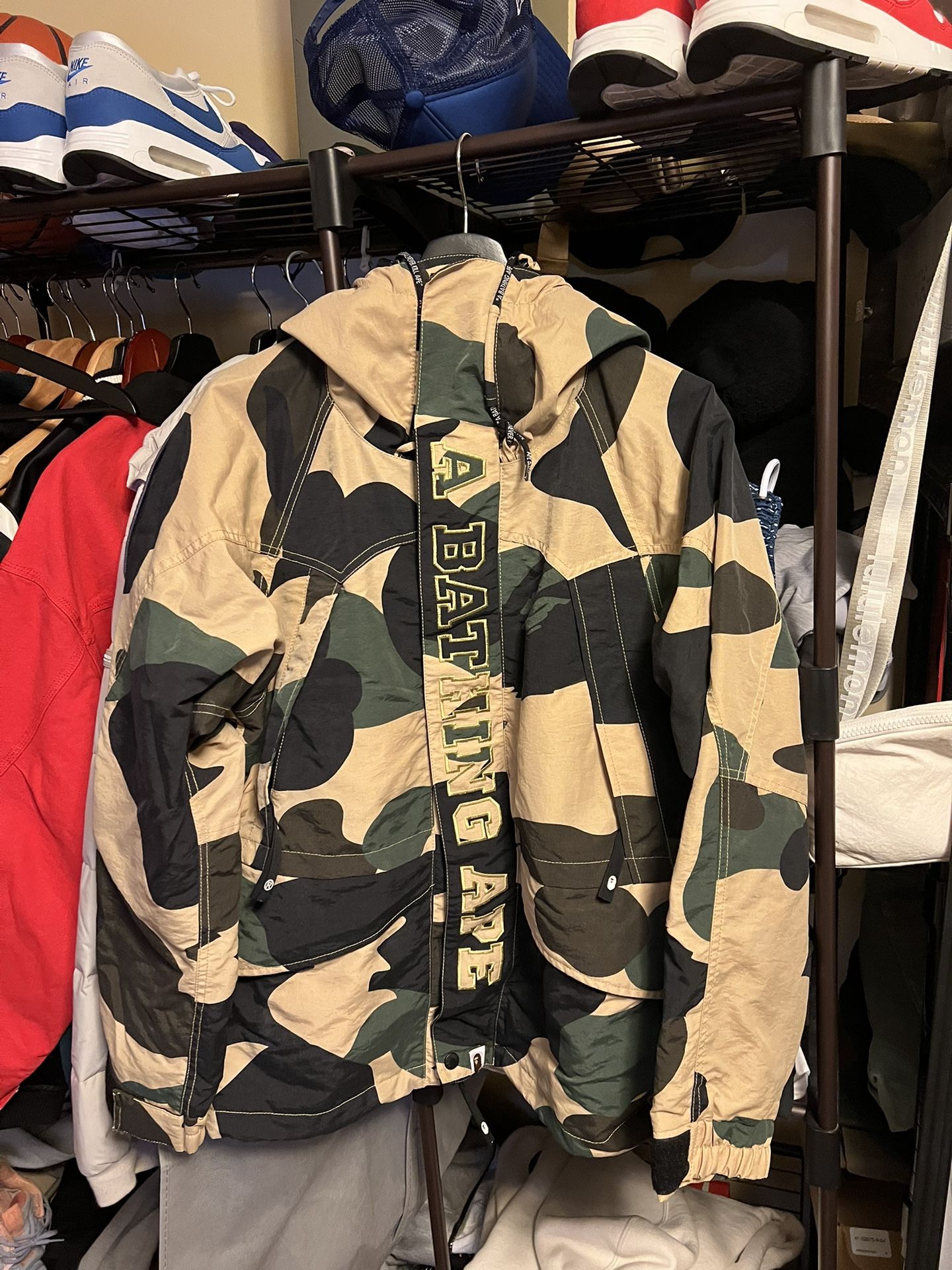 Bathing Ape Gor Tex Camo Jacket Medium