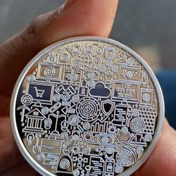 1 Oz Silver Lite Coin Round 