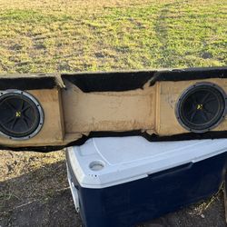 2 10” Subs