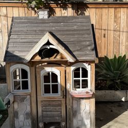 Free:   Kids Playhouse and Slide.  