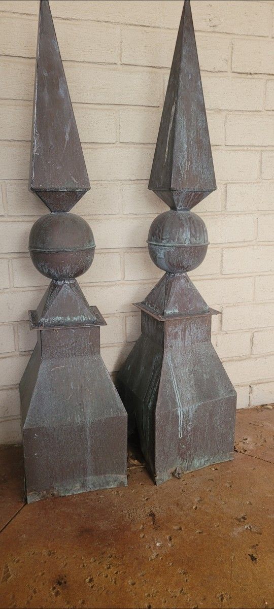 Copper Finials
