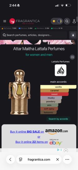 Attar Maitha by Lataffa Arabic Perfume Oil