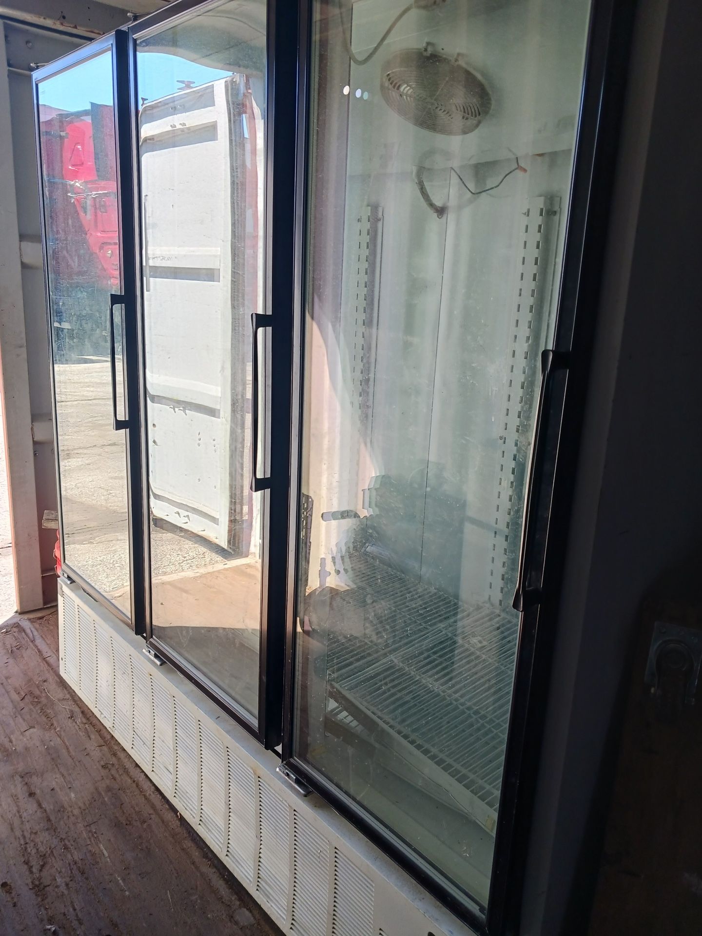 Self-contained 3 Door Freezer