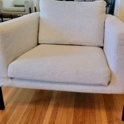 White Accent Chair For SALE