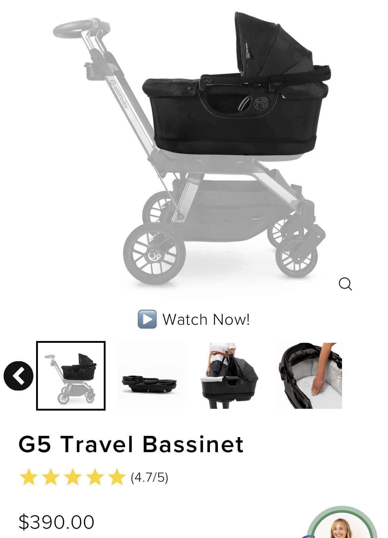 Orbit baby G5 Travel Bassinet 