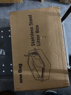 Stainless steel litter box