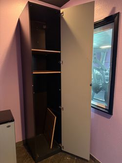 Tall Storage Cabinet with Shelves