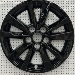 Wheel Covers for 2025 Toyota Camry LE (Gas Model) | Direct Fit Hubcaps for Factory 16-Inch Alloy Wheels | OEM Style Snap-On Design (Set of 4) | Gloss