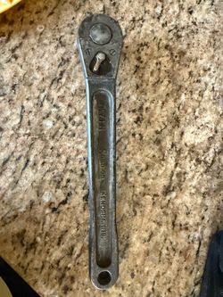 Vintage Snap-on 71n 1/2" Drive Ratchet Kenosha Wi Usa Early Reversible