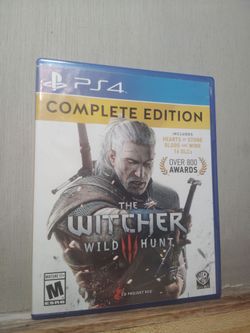 PS4 THE WITCHER #3 😎👈 COMPLETE