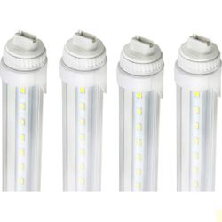 WYZM (4PCS) F72T12/cw/ho LED Replacement 6ft,R17D 6 Feet 30Watt Fluorescent Replacement for F72T12/CW/HO (4-Pack White)