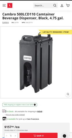 Cambro Beverage Dispenser (2)