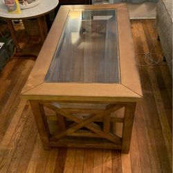 Glass Top Coffee Table