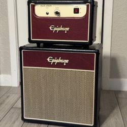 Epiphone Valve Junior Head + 1x12 Cabinet (Matching Burgundy Stack)