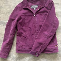 Women’s Eddie Bauer Medium Full Zip Corduroy Jacket 