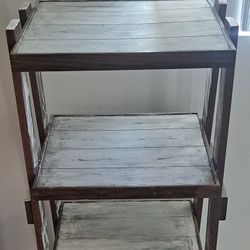 sloppy rustic barn shelf