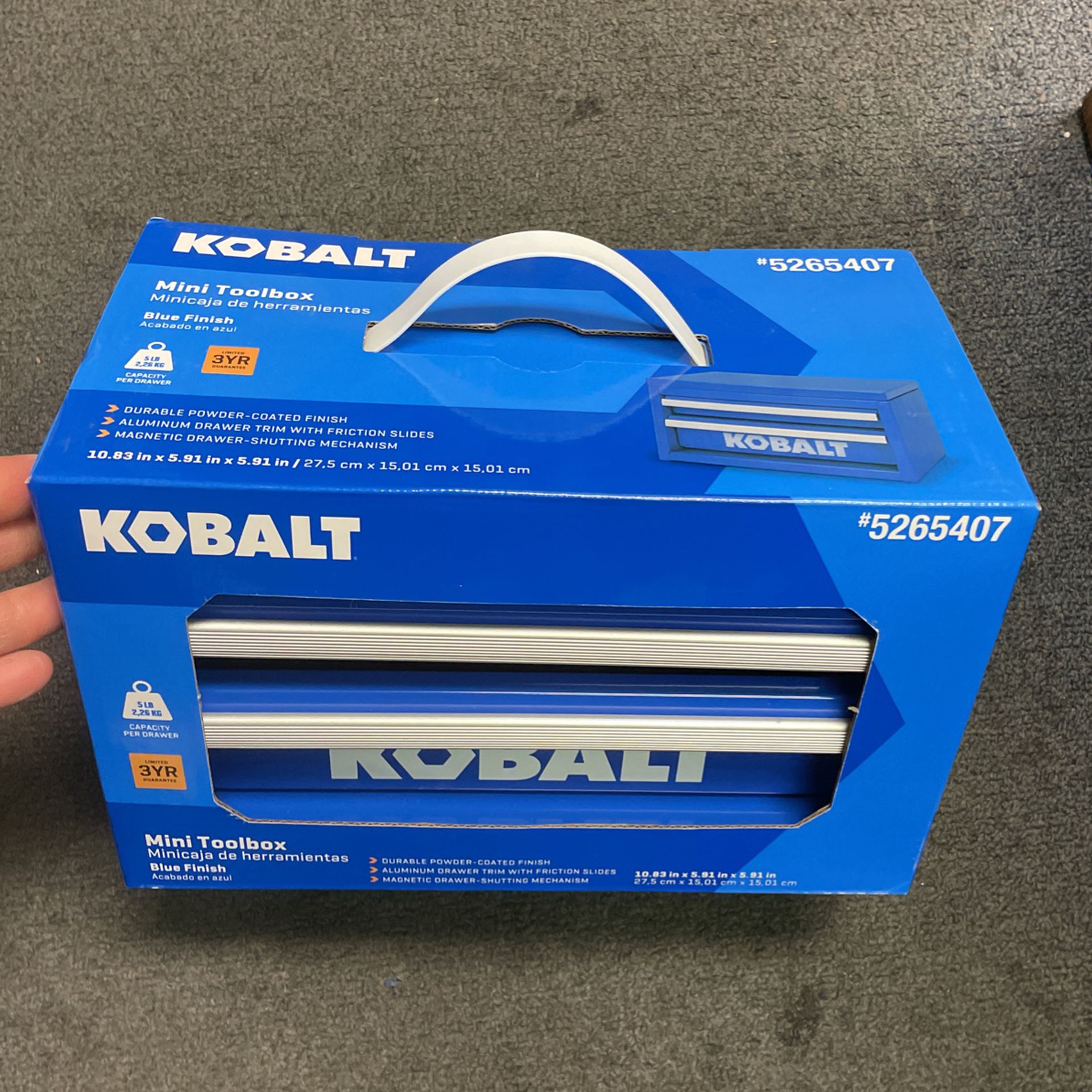Kobalt 25th Anniversary Mini toolBox Black / Blue for Sale in San