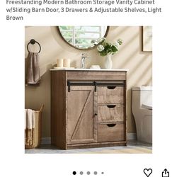 Vanity with Sink brand new in box