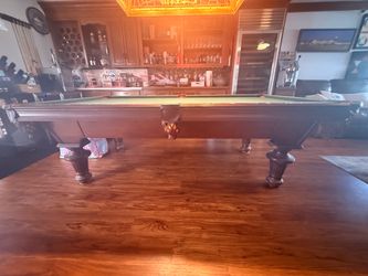 A.E. Schmidt Pool Table – $500– Must Disassemble & Transport