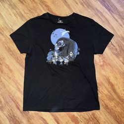 Disney Nightmare Before Christmas Jack Circle Black Men's Size XL Graphic T-Shir