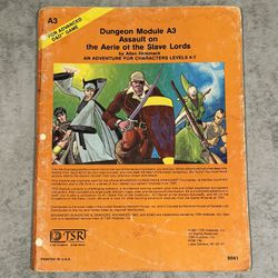Dungeons & Dragons Module A3 - Assault on the Aerie of the Slave Lords TSR#9041