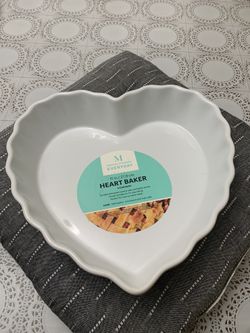 Valentine Heart Baker Stoneware