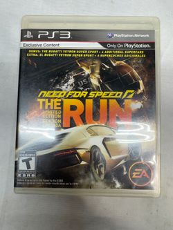 Need for Speed The Run Limited Edition PS3 Game