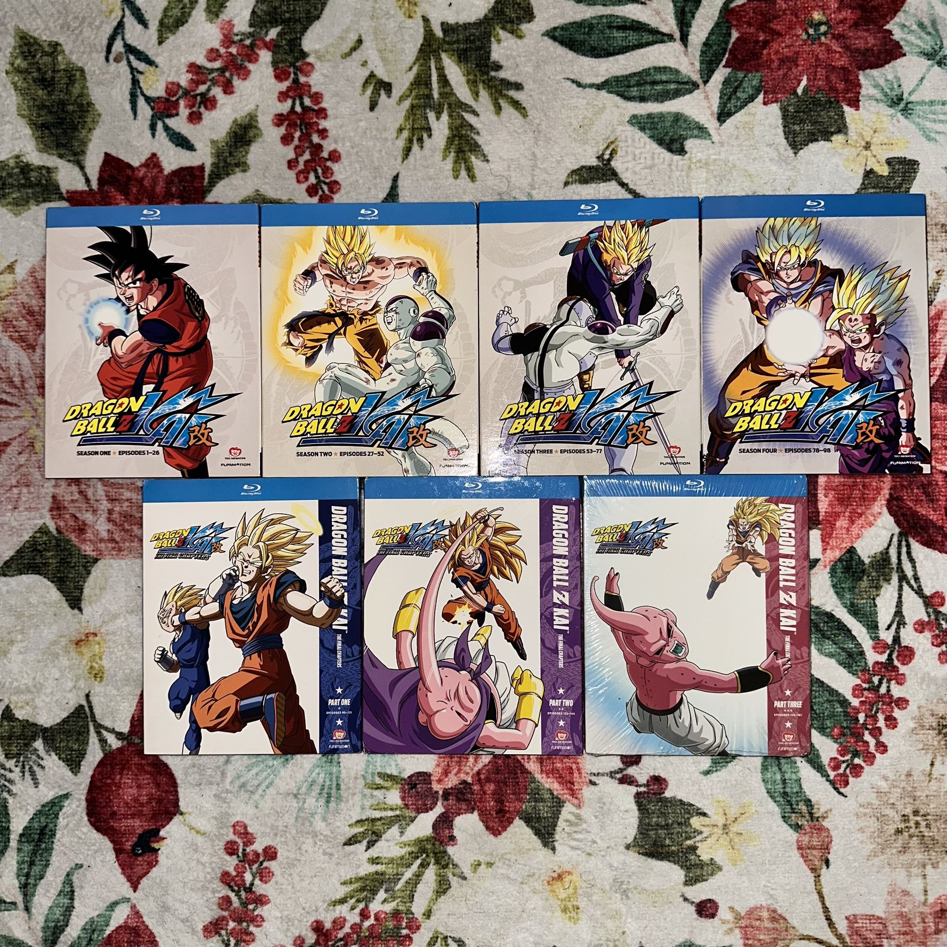 Dragon Ball Z Kai Complete Series Blu-Ray Ep 1-167 Seasons 1-4 + Final Chapters