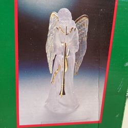 House Of Lloyd Christmas Tree Topper Frosted Angel