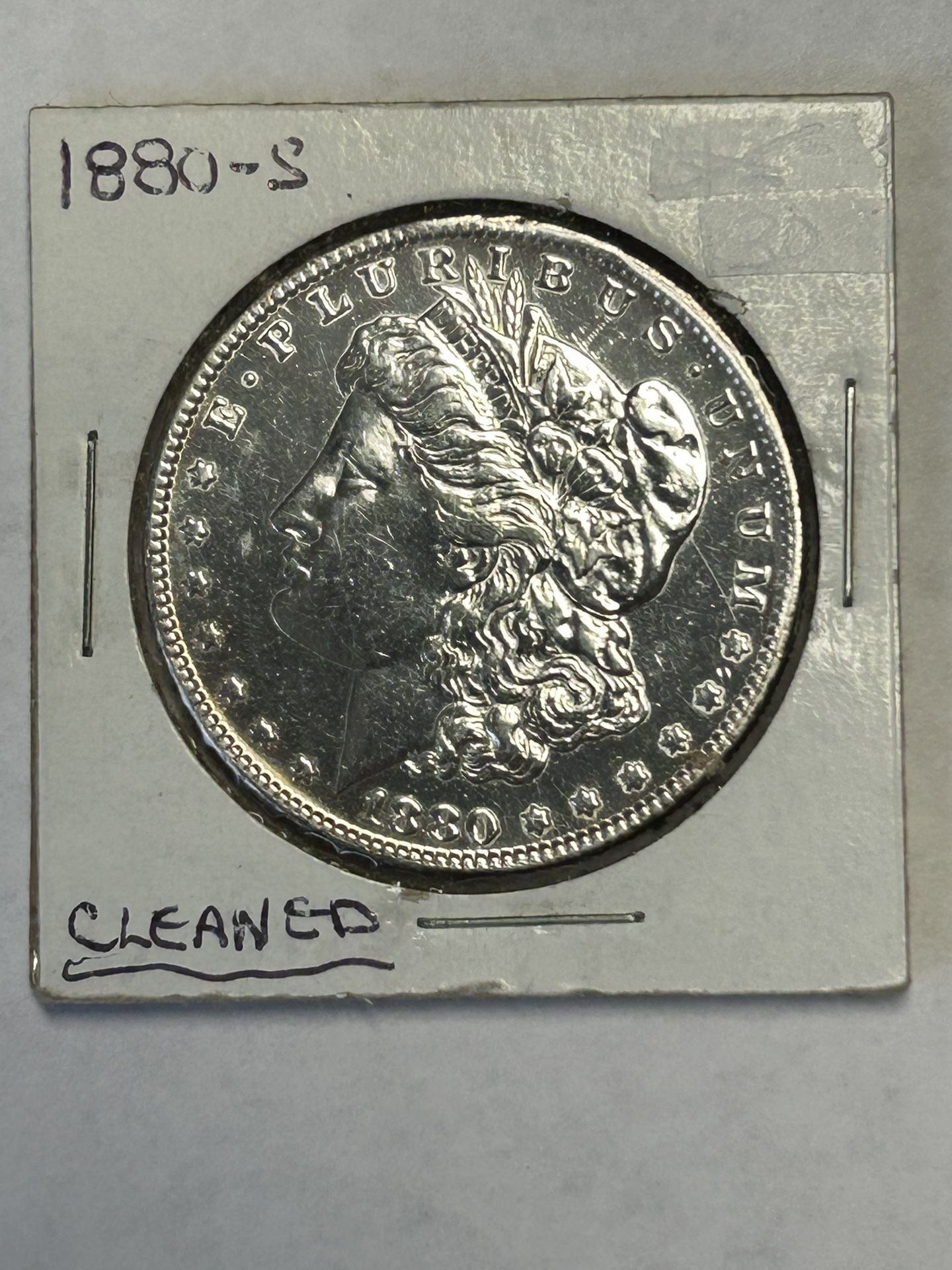 1880 S Morgan Silver Dollar.