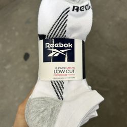 Reebok Men's performance training Low Cut Socks 8 pairs 