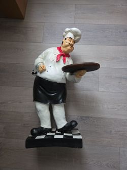 Whimsical vintage-style Italian chef