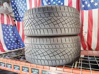 ✅ 274/40ZR20 CONTINENTAL EXTREMECONTACT DWS ALL WEATHER SEASON HIGH PERFORMANCE 2 NICE USED TIRES 275 40 20