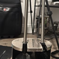 Metal Toilet Bowl Brush & Plunger Set