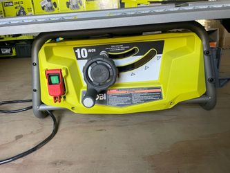 RYOBI 13 Amp 8-1/4 in. Compact Portable Corded Jobsite Table Saw (No Stand)