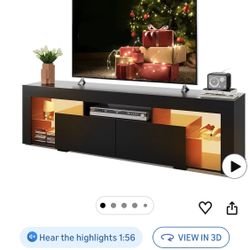 Black RGB Entertainment Center 